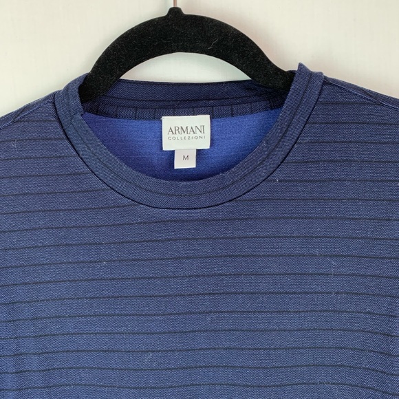 ARMANI COLLEZIONI STRIPE T-SHIRT - Picture 2 of 7